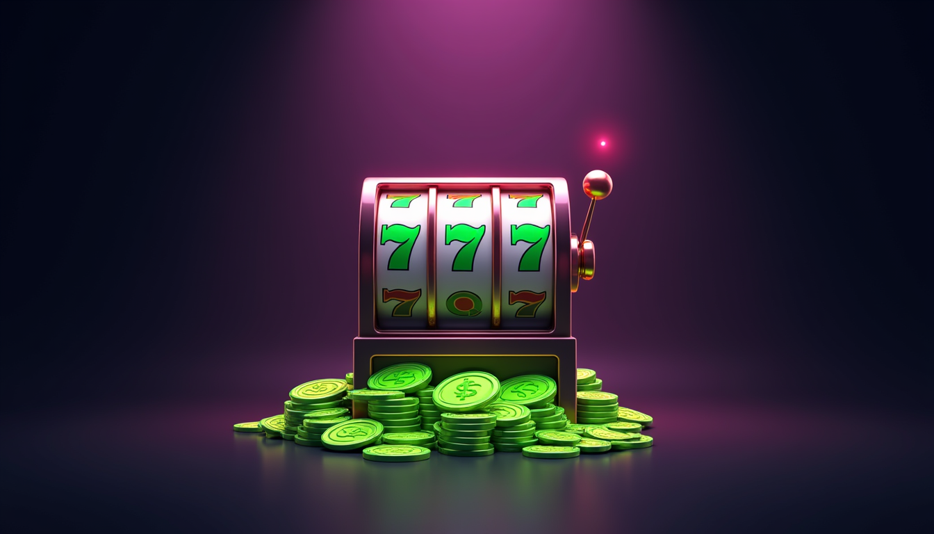 gacha app showing seasonal featured games rotation with football and slot game tiles